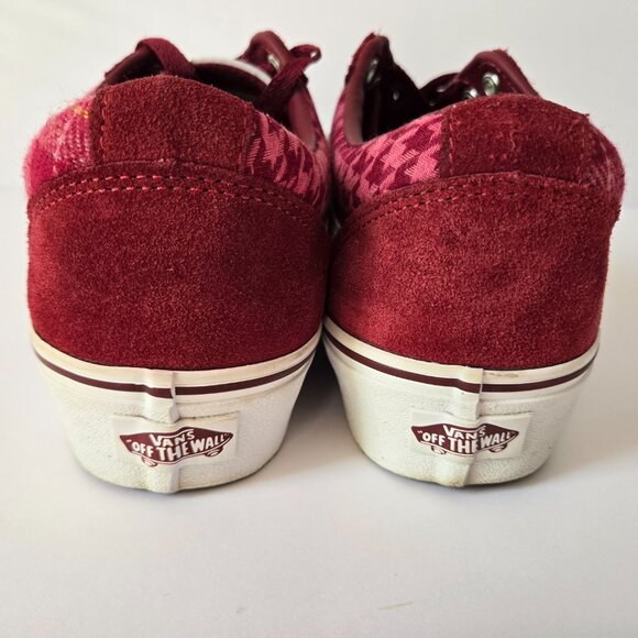 Vans Ward Skater Platform Sneaker Plaid Mix Suede Womens 9.5 - Picture 4 of 5